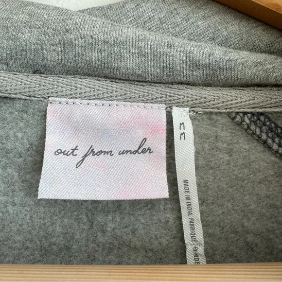 Out From Under Urban Outfitters Medium Parker Fleece Snap Oversized Sweatshirt - Picture 5 of 9